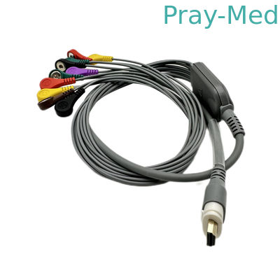 comprar Material compatível da ligação TPU de Nalong RAGE-12 ECG Holter Cable 10 Fabricação em linha