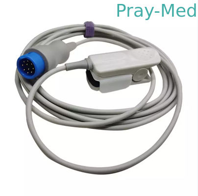 comprar Cabo reusável do sensor de Biocare 10pin Spo2 do sensor do adulto Spo2 compatível para IM8 IM10 IM12 Fabricação em linha