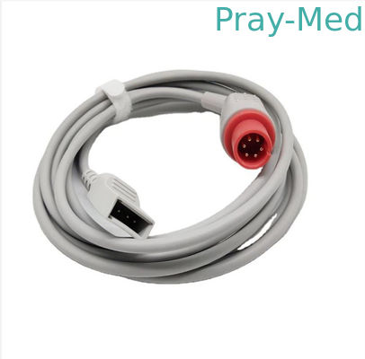comprar Cabo do adaptador do cabo 6pin IBP do transdutor da pressão sanguínea de Drager Draeger Utá Fabricação em linha