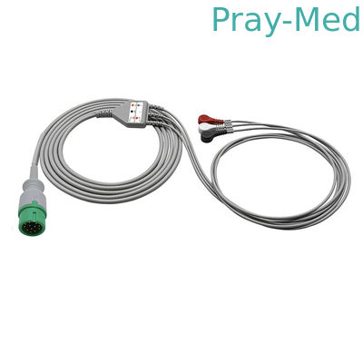 comprar Com 12 pin compatível Cable ECG de ligação direta com fios de chumbo Fabricação em linha