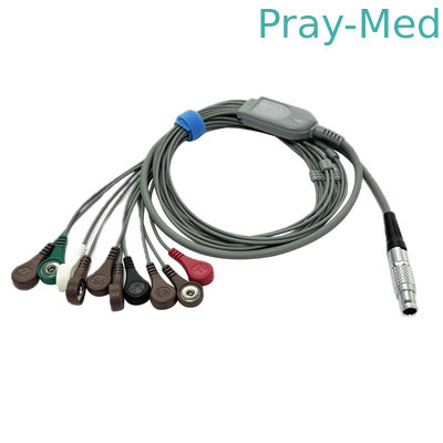 comprar Compatível Landcom 10 de chumbo gravador ECG Holter Snap cabo, 10 pin conector Fabricação em linha