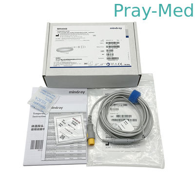 comprar Mindray Pediátrica Neonatal Reutilizável Proba de Temperatura da Pele MR404B 3m/10ft Cable cinza Fabricação em linha