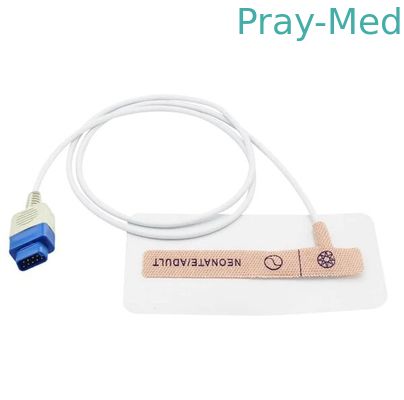 comprar Pontas de prova compatíveis do oxímetro do pulso de Ohmeda do Datex, sensor descartável do oxigênio do Pin Db9 Fabricação em linha