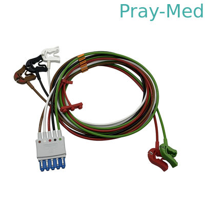 comprar ECG/EKG 5 conjuntos de chumbo conjuntos de chumbo blindados Snap AAMI M1968A 989803125841 Fabricação em linha