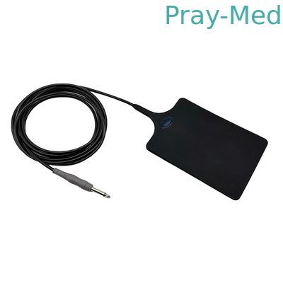 comprar Criança Reutilizável Placa de Pacientes de Silício Retorno negativo 6,3 mm preto Fabricação em linha