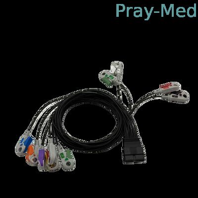 comprar Cabos Holter ECG de 10 chumbo com chapéu TPU Compatível com Schiller MS-12 e Cardiovit FT-1 Fabricação em linha