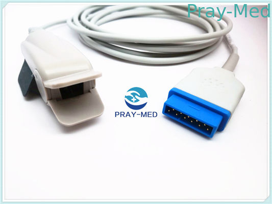 comprar Ponta de prova do dedo de 11 Pin , ponta de prova adulta do dedo do oxímetro do pulso de GE Marquette Fabricação em linha