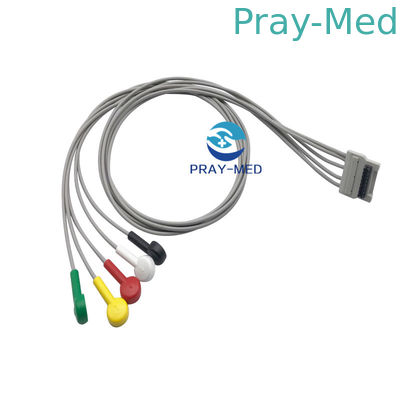 comprar Ligação Holter Ecg Cable do revestimento BTL-08 5 de TPU 102cm para o canal 12 Fabricação em linha