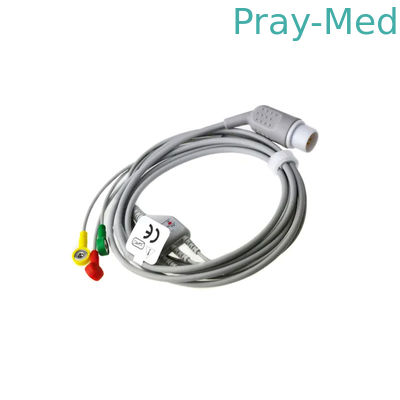 comprar cabo paciente pediatra adulto 8 Pin For HP do IEC ECG de 3.6m AHA Fabricação em linha