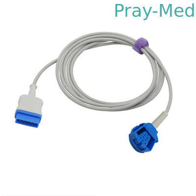 comprar OXY ES3 2.4m 11 conector fechado de GE do cabo de extensão de Pin Spo 2 único Fabricação em linha