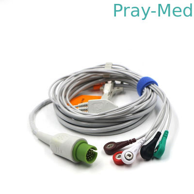 comprar Cabo do ecg da ligação de Spacelabs 5 com o adulto instantâneo da extremidade/17 pediatras Pin Connector 3.6m Fabricação em linha