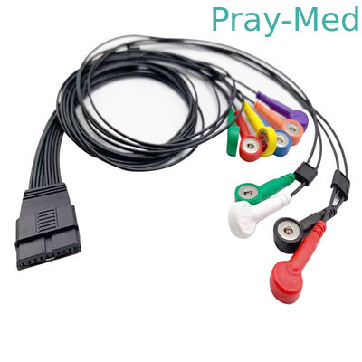 comprar Cabo TPU 1.2m de Holter ECG 10 ligações para Schiller MT-200 MT-101 Fabricação em linha