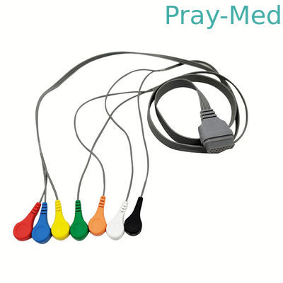 comprar 16 material paciente Edan do cabo TPU de Pin Connector ECG 5/7 de /10Lead para SE-2012/SE-2003 Fabricação em linha