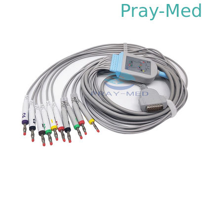 comprar Cabo 10lead do ECG de GE Marquette com banana 4,0 2029893 001 com TPU Fabricação em linha