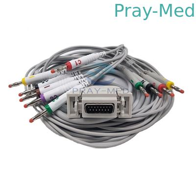 comprar Cabo do ECG de Siemens/ligação de Hellige 10 com banana 4,0 3.6m AHA/IEC Fabricação em linha