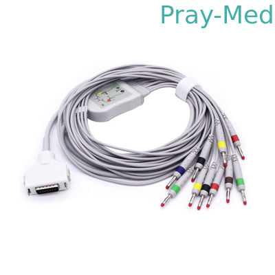 comprar Fukuda Denshi um cabo da parte ECG, cabo durável de Ecg do conector de Pin do DB 15 Fabricação em linha
