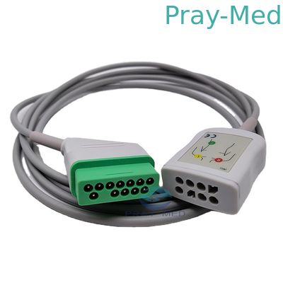 comprar Cabo do tronco do Pin 2.4m JC 906P ECG de Nihon Kohden 12 para pediatra adulto Fabricação em linha