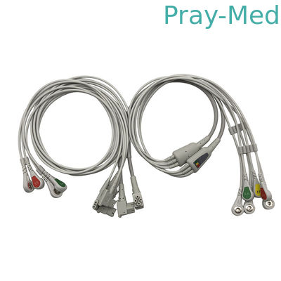 comprar O ecg de HP TC30 cabografa o cabo de Ecg de 10 ligações com instantâneos/grampo 989803151651 Fabricação em linha