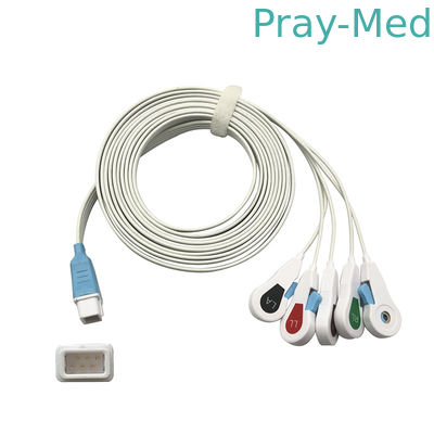 comprar A ligação Radiolucent descartável de ECG prende o grampo Covidien compatível de 5 ligações Fabricação em linha