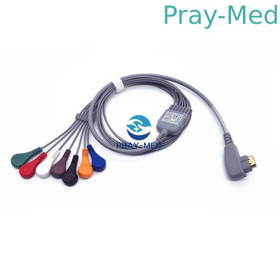 comprar 19 o cabo paciente instantâneo 5 do Pin ECG/10 conduz a segurança paciente compatível do sistema Holter do DMS 300 Fabricação em linha