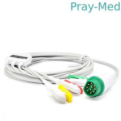 comprar a ligação Ecg de siemens 3 cabografa com o leadwire para Pin TPU instantâneo/grampo 10 Fabricação em linha