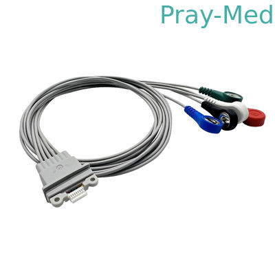 Cabo do holter ECG da ligação do sinal de adição 5 de Schiller para AR12 mais AR4 mais FD5