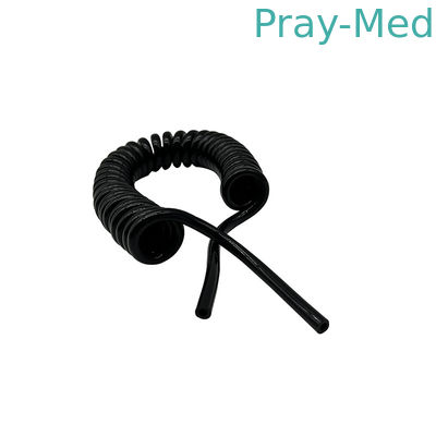 Mangueira de ar pneumática espiral flexível 2.5m do tubo da mola do plutônio do tubo de NIBP