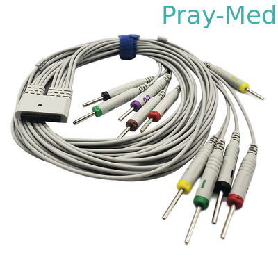 RUÍDO 3,0 de Holter Cable 26pins do ECG de Medex 10leads ECG para MECG-300 MECG-200
