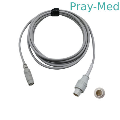 Cable de adaptador Nihon Kohden Ibp compatível 5 pin conector Tpu 3m