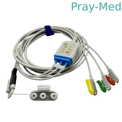 Primedic 3 fixa o cabo paciente de ECG para o desfibrilador XD100 Defimonitor de Primedic