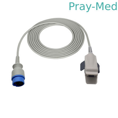 Sensores Spo2 reutilizáveis compatíveis com Biolight 9Pin para Anyview A8 / A5 / A6 / A3 Conector redondo de 9 pinos