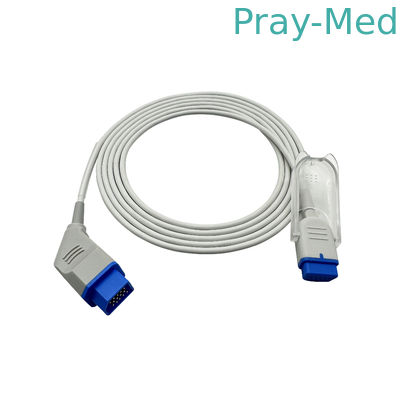 Jl-900p Spo2 Adaptador Cable 14 Pin 2.4m Tpu Jaqueta Compatível Para Nihon Kohden