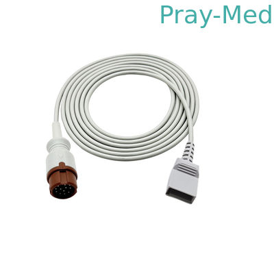 Adaptador Médico Compativel Cabo Bp Invasivo 3m Compatibilidade com Mindray Tpu