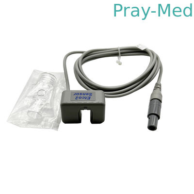 Capnography EtCO2 Sensor Module LEMO 8pin 60 graus BA210 TPU jaqueta cinza