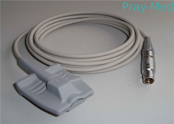 Critikon Dinamap 81500/8710 cabo chapeado dourado do Pin dos sensores Spo2 reusáveis 3m