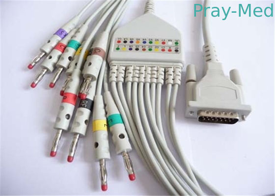 Fios do cabo e de ligação da máquina HP/eletrocardiograma compatíveis de HP