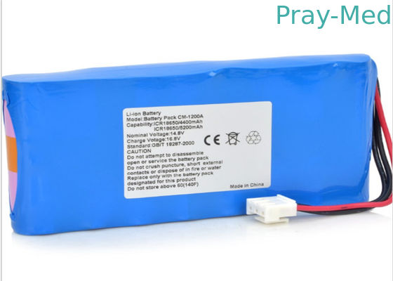 Tipo recarregável médico das baterias 4.4v 5200mah do equipamento do Li-íon/lítio