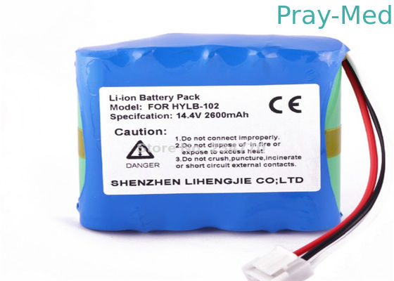 bateria da máquina de 14.4v 2600mAh Ecg, substituição recarregável do bloco da bateria de Ecg