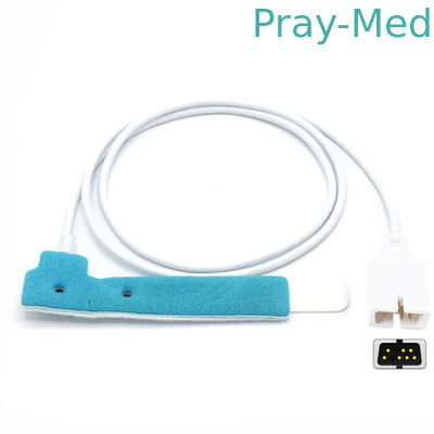 7 sensor descartável do Pin  OXI Spo2, ponta de prova Spo2 descartável médica