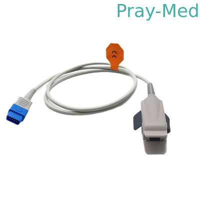 Ponta de prova Comaptible GE Trusignal do sensor do adulto Spo2 do conector de DB9 9P