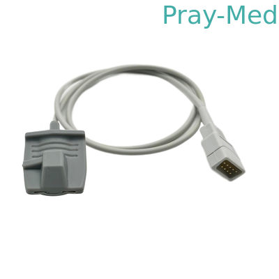 Conector 7pin D-secundário macio adulto do revestimento médico do sensor TPU de Nonin Spo2