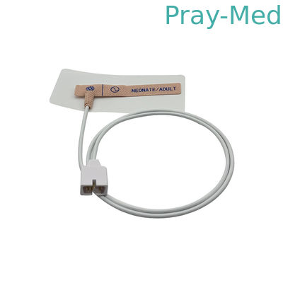 Sensor de SpO2 descartável Adesivo têxtil adequado para o conector de 7 pinos Biolight