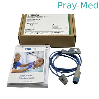 Sensor original de SpO2 Reutilizável Prenda para orelhas pediátricas/adultas M1194A 989803103251