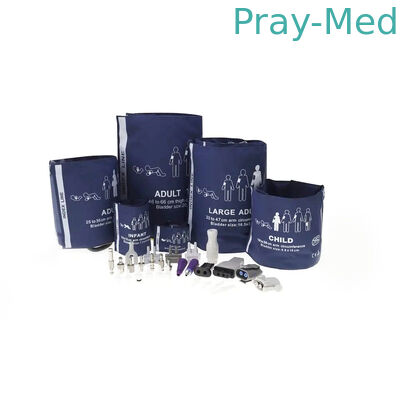 Punho não invasor desproporcionado seguro da pressão sanguínea com o tubo longo da bexiga 20cm