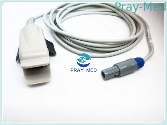Cabo Neonatal do conector de Pin TPU de Redel 6 da ponta de prova do oxímetro do pulso de MD300A