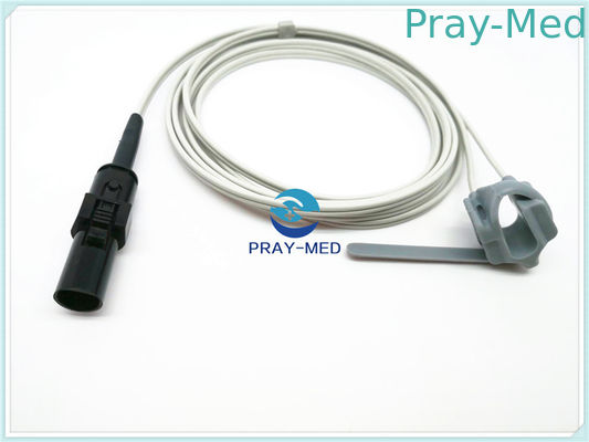 Do preto adulto do sensor Spo2 de Spacelabs microplaquetas mentais da importação do conector de Pin 7