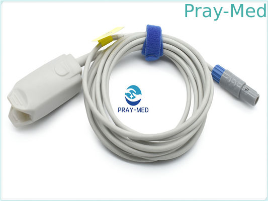 Cabo adulto CMS6000 de Contec TPU da ponta de prova do sensor Spo2 do Pin de Digitas 5/7000/8000