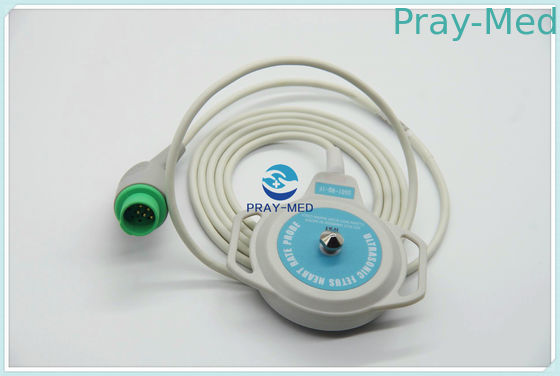 Ponta de prova Fetal do transdutor de Huntleigh Oxford Ultrasducer terno do cabo de 3 medidores para Sonicaid