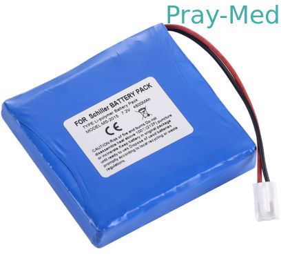 backup de bateria do equipamento 7.2v médico para Schiller CardioVit AT102 MS-2007 MS-2015 MS-2010