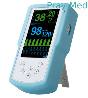 254 oxímetro Handheld CA100B do pulso de BPM ETCO2 SPO2